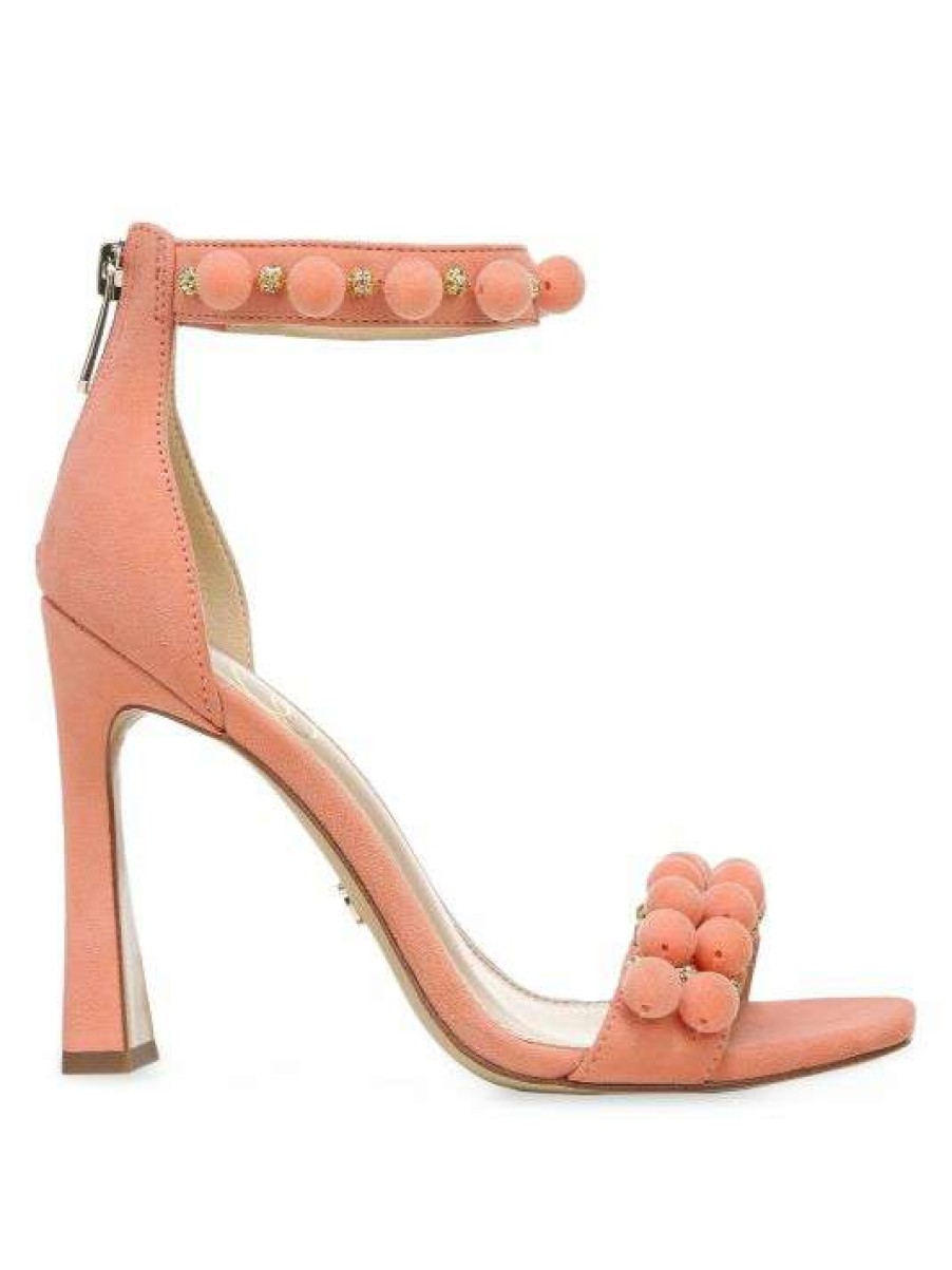 Shoes * | Sam Edelman Luella Embellished Suede Sandals