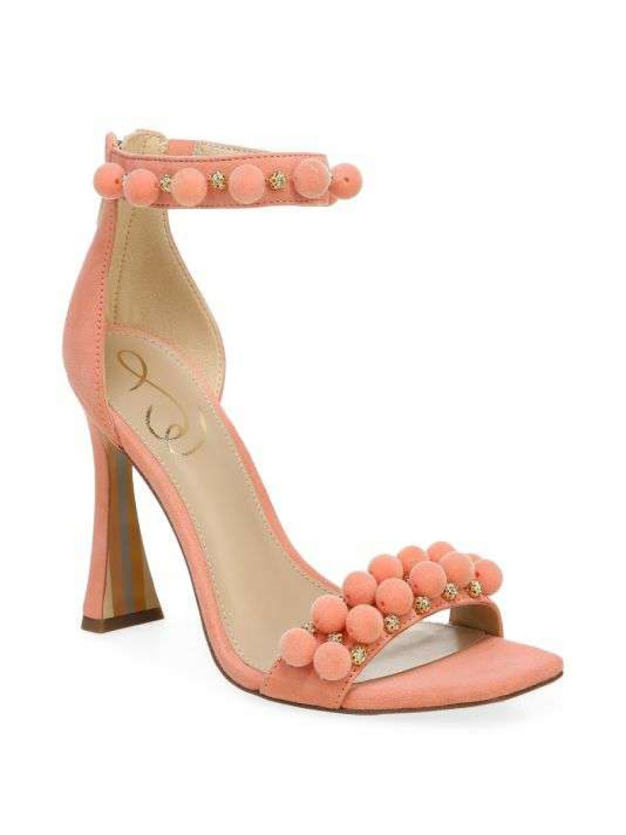 Shoes * | Sam Edelman Luella Embellished Suede Sandals