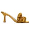 Shoes * | Sam Edelman Kady Satin Sandals Golden Yellow