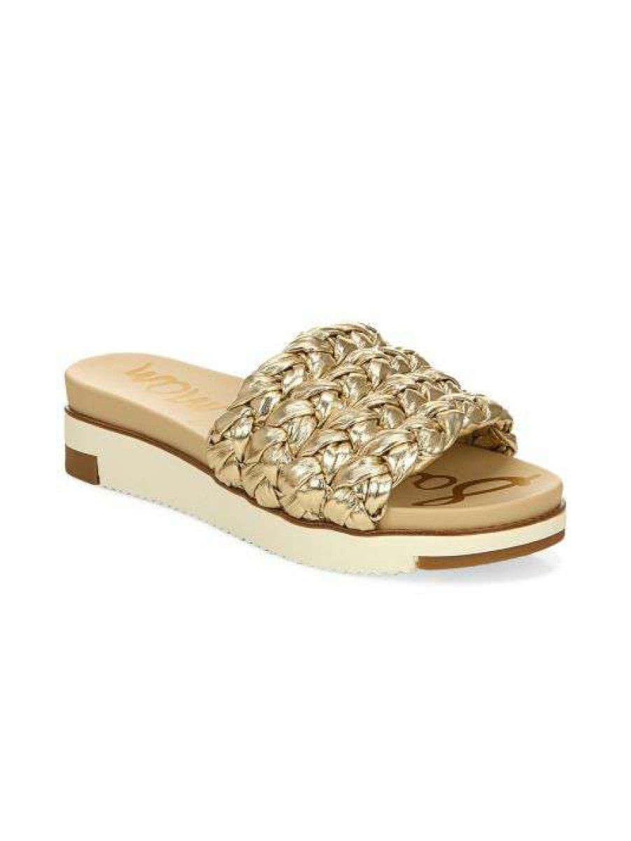 Shoes * | Sam Edelman Ainslie Braided Flatform Slides