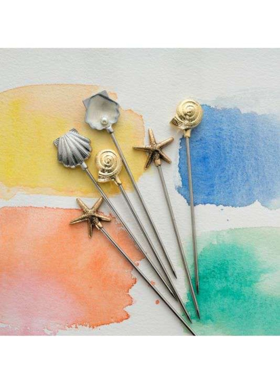 Dining & Entertaining * | Joanna Buchanan Shell Cocktail Picks 6-Piece Set