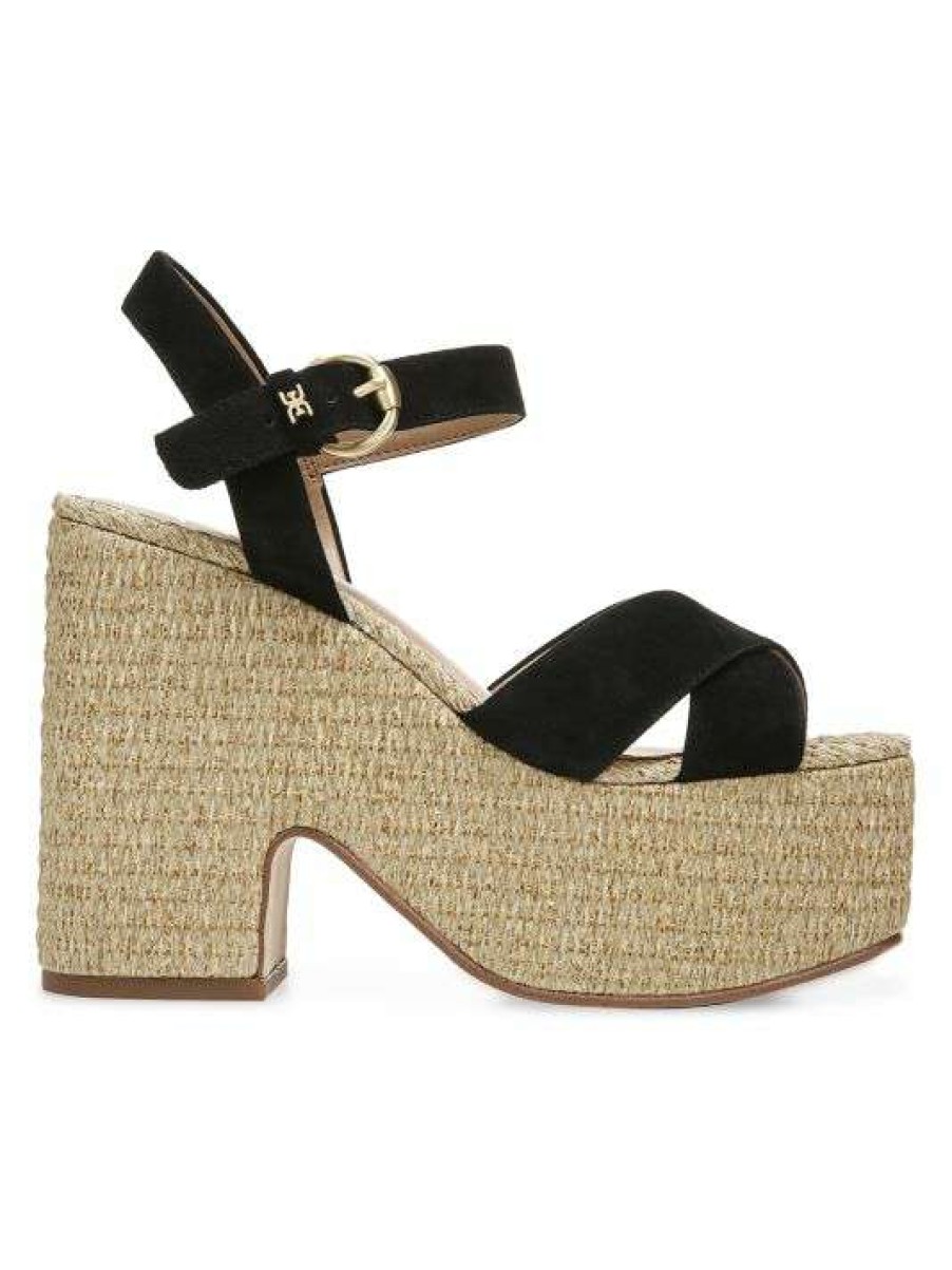 Shoes * | Sam Edelman Trianna Woven Leather Platforms