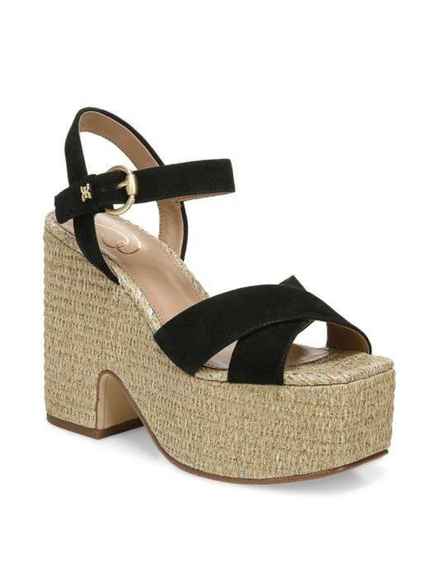 Shoes * | Sam Edelman Trianna Woven Leather Platforms