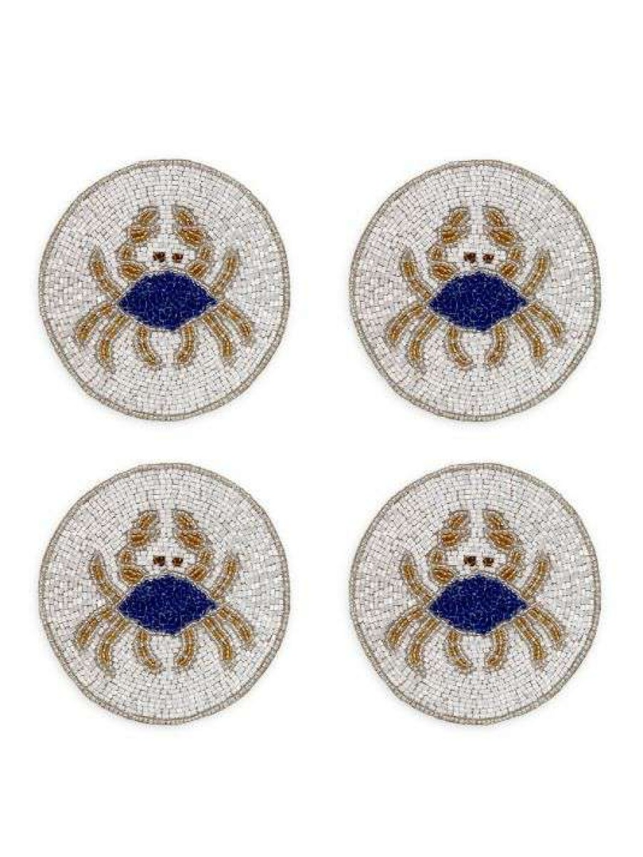 Uncategorized * | Joanna Buchanan Crab 4-Piece Coaster Set