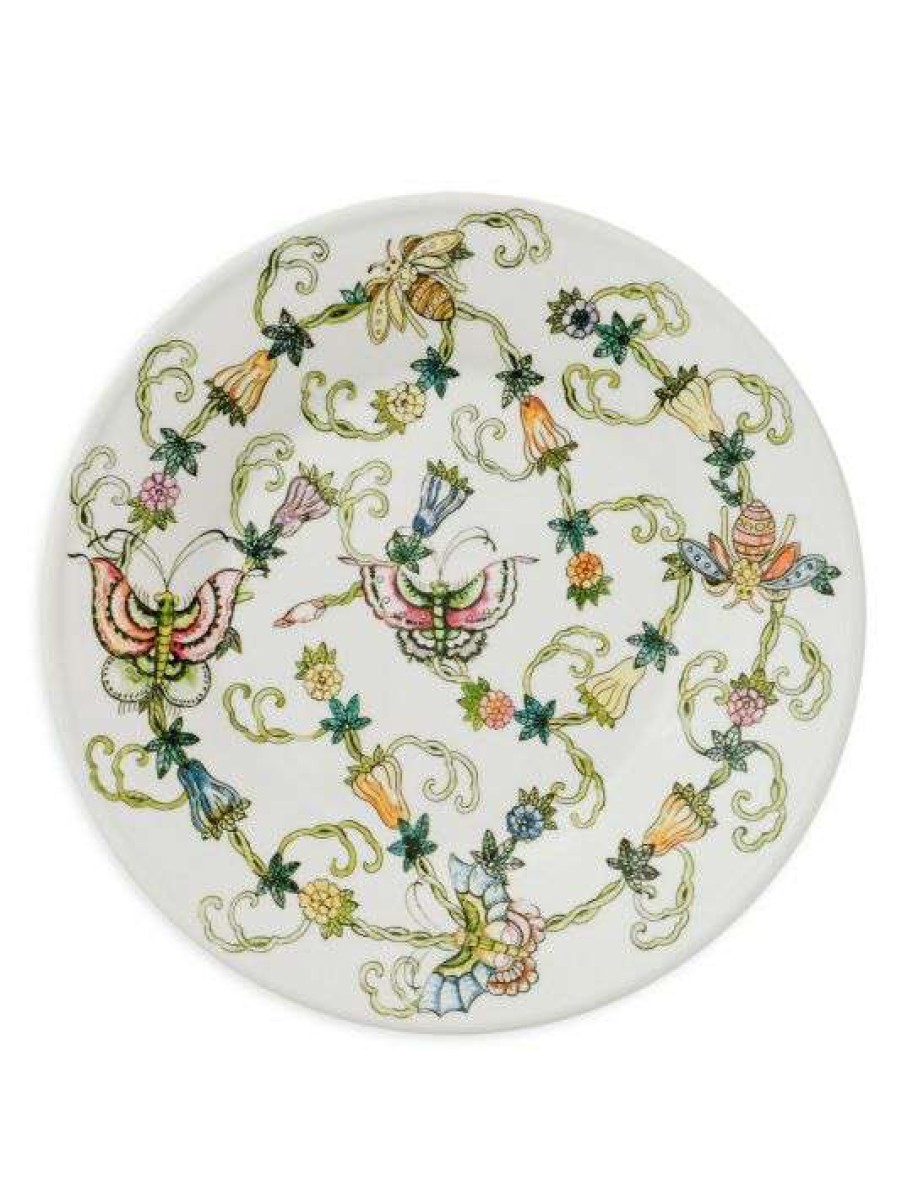 Dining & Entertaining * | Joanna Buchanan Butterfly & Bees Salad Plates, Set Of 4