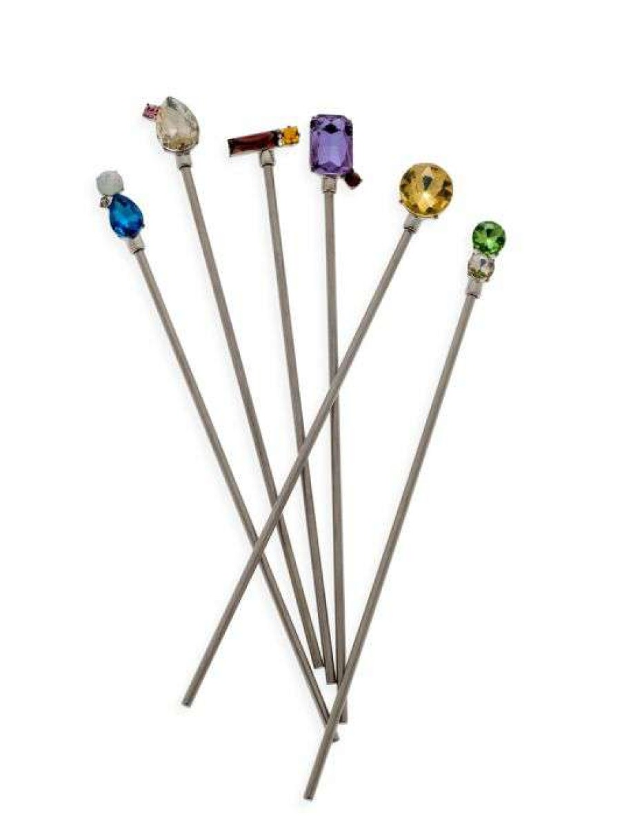 Dining & Entertaining * | Joanna Buchanan Jeweled Swizzle Sticks