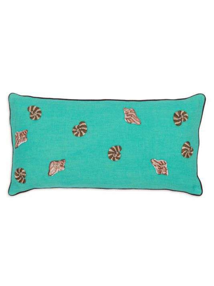 Home Decor * | Joanna Buchanan Embroidered Shell Pillow