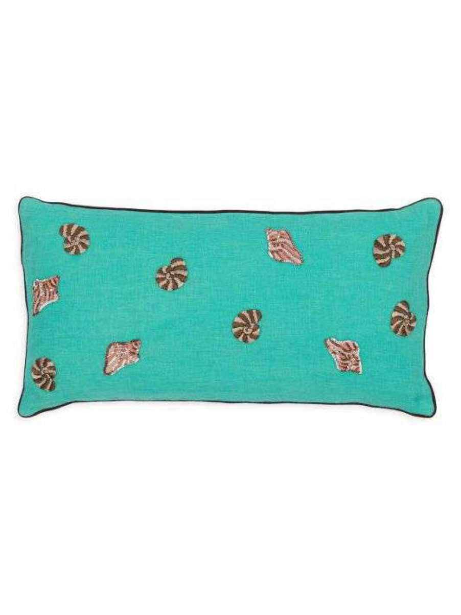 Home Decor * | Joanna Buchanan Embroidered Shell Pillow