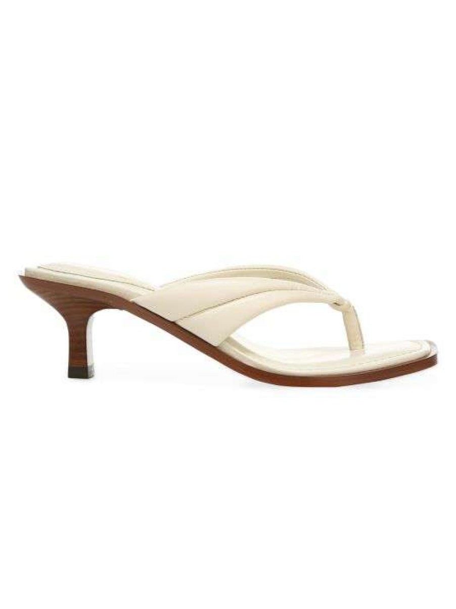 Shoes * | Sam Edelman Daphney Leather Thong Sandals