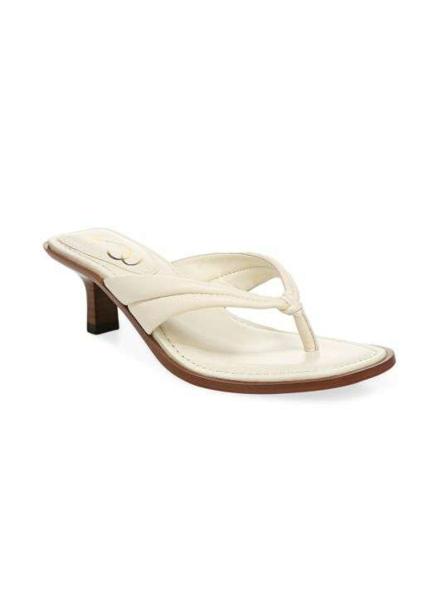 Shoes * | Sam Edelman Daphney Leather Thong Sandals