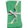 Dining & Entertaining * | Joanna Buchanan Gold Trim Linen Dinner Napkins