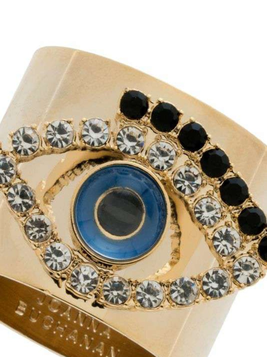 Dining & Entertaining * | Joanna Buchanan Evil Eye Napkin Rings 2-Piece Set