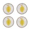 Dining & Entertaining * | Joanna Buchanan Lemon 4-Piece Coaster Set