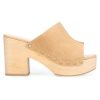 Shoes * | Sam Edelman Josselyn Leather Platform Clog Mules