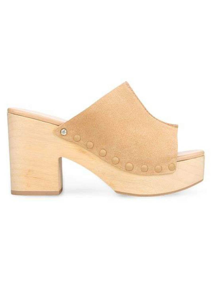 Shoes * | Sam Edelman Josselyn Leather Platform Clog Mules