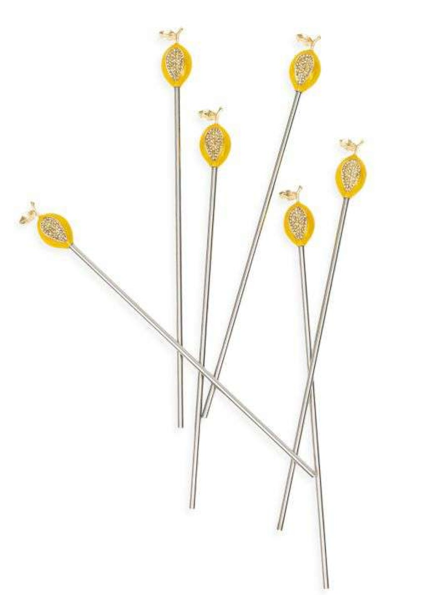 Dining & Entertaining * | Joanna Buchanan Lemon Swizzle Sticks