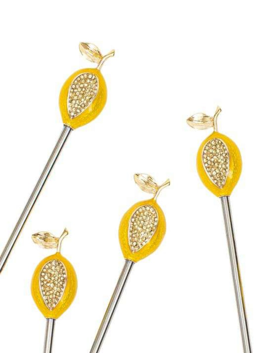 Dining & Entertaining * | Joanna Buchanan Lemon Swizzle Sticks