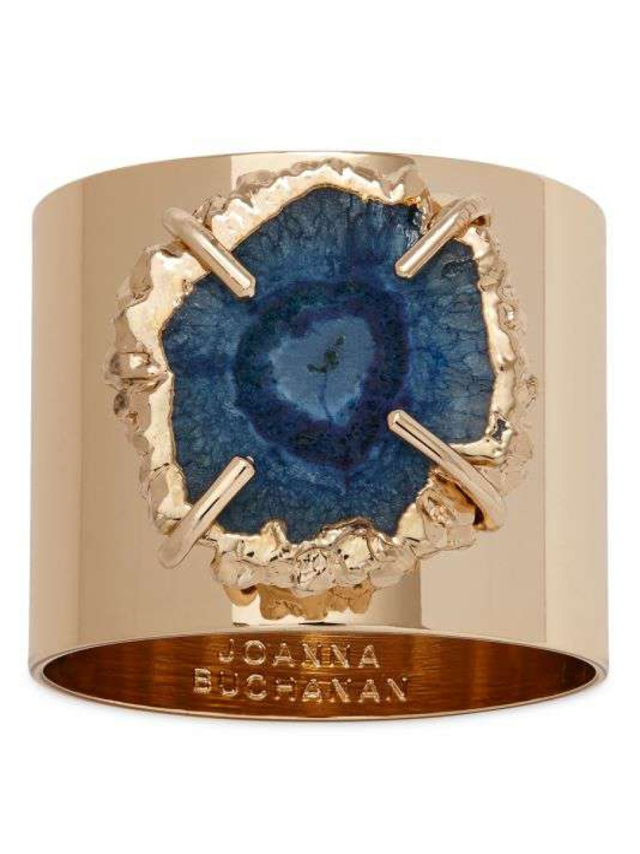 Dining & Entertaining * | Joanna Buchanan Crystal Agate Napkin Ring Set