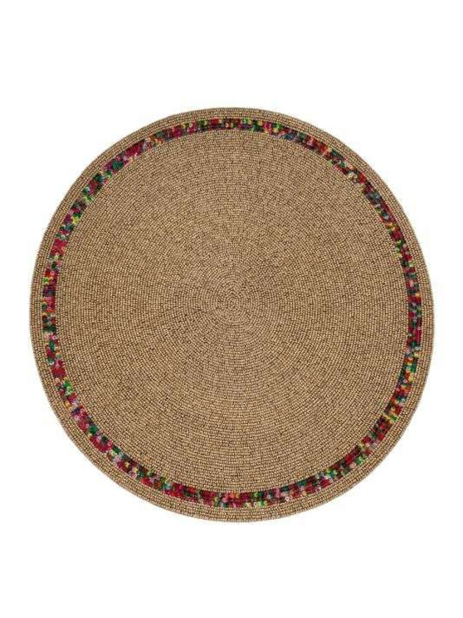 Dining & Entertaining * | Joanna Buchanan Rainbow Beaded Placemat