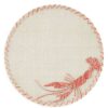 Uncategorized * | Joanna Buchanan Straw Lobster 4-Piece Placemat Set