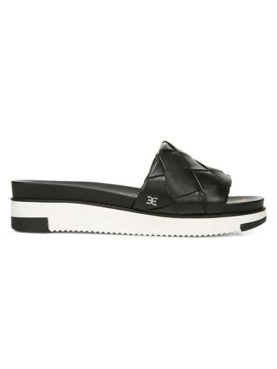 Shoes * | Sam Edelman Adaley Leather Slides