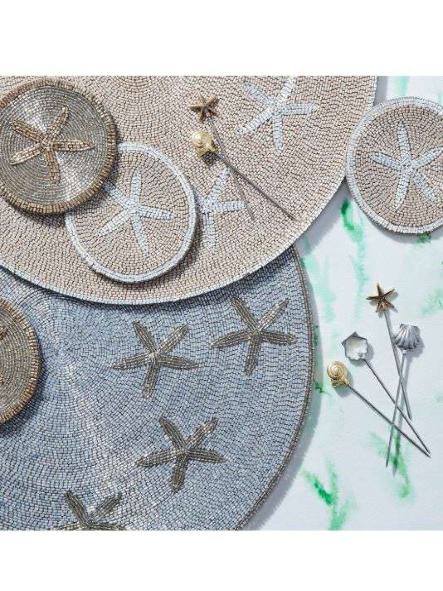 Dining & Entertaining * | Joanna Buchanan Starfish Beaded Placemat