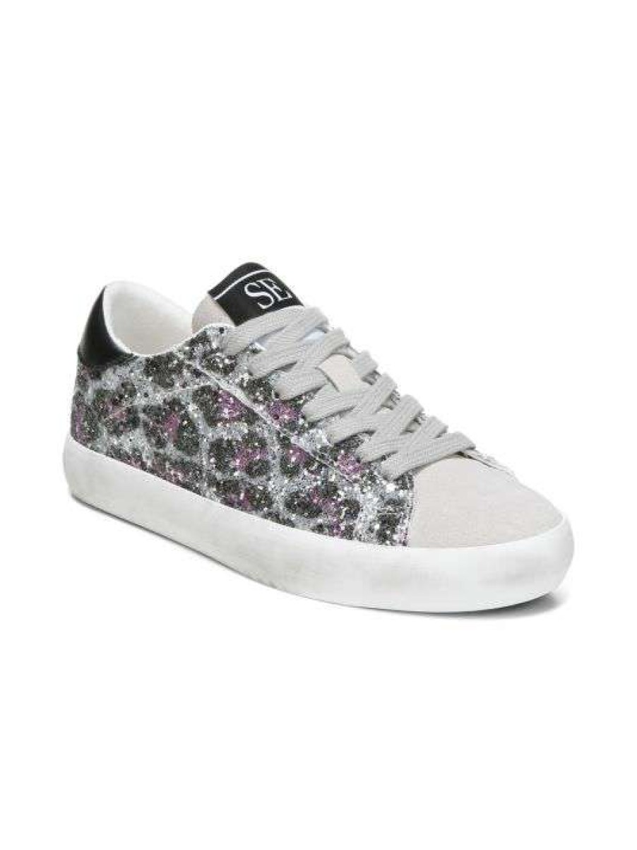 Kids * | Sam Edelman Little Girl'S & Girl'S Sparkling Leopard Sneakers For Kids