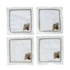 Dining & Entertaining * | Joanna Buchanan Stripey Bee Cocktail Napkins 4-Piece Set