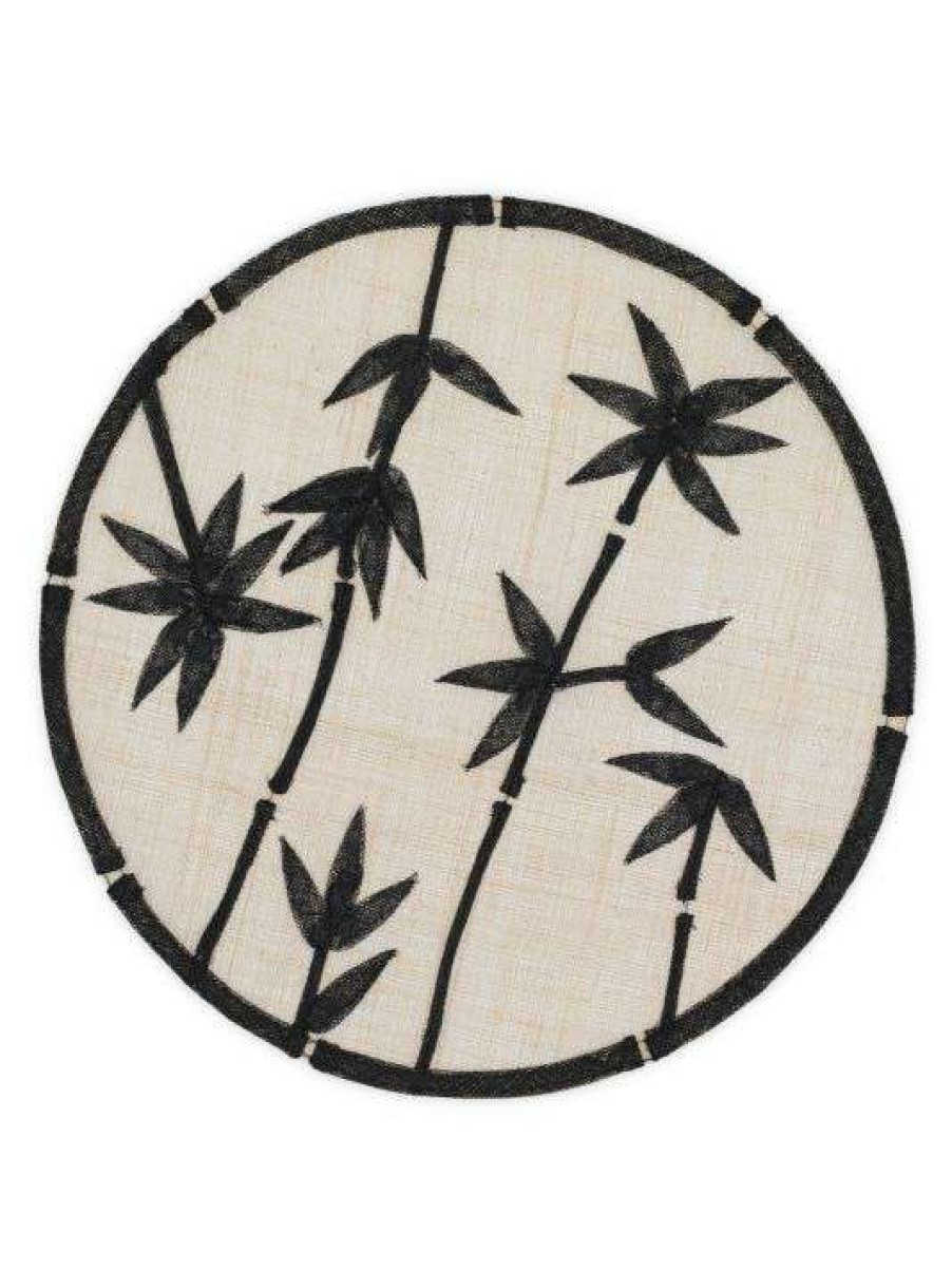 Dining & Entertaining * | Joanna Buchanan Straw Bamboo 4-Piece Placemat Set