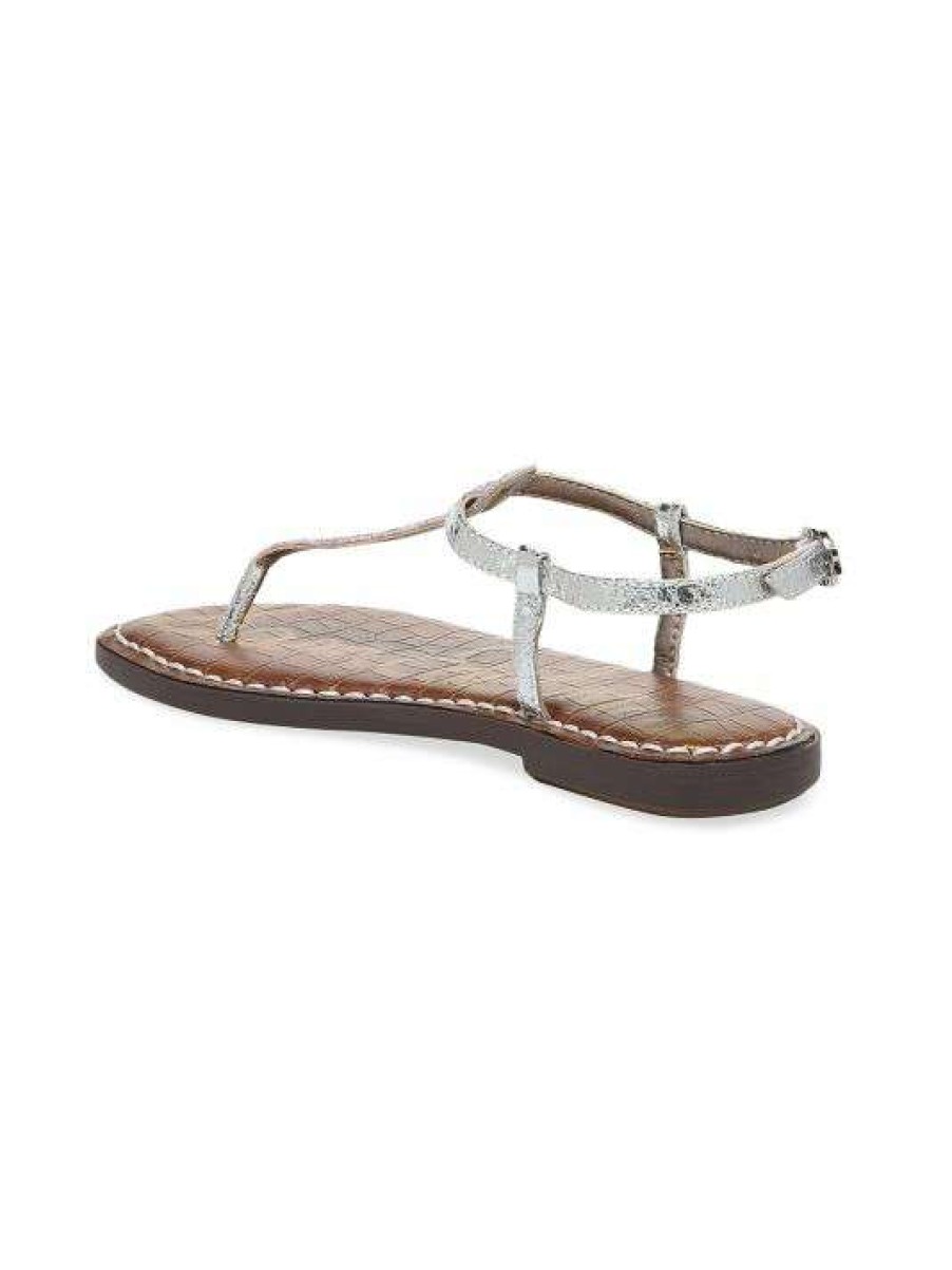 Shoes * | Sam Edelman Little Girl'S & Girl'S Gigi Mini Faux Leather T-Strap Sandals For Kids