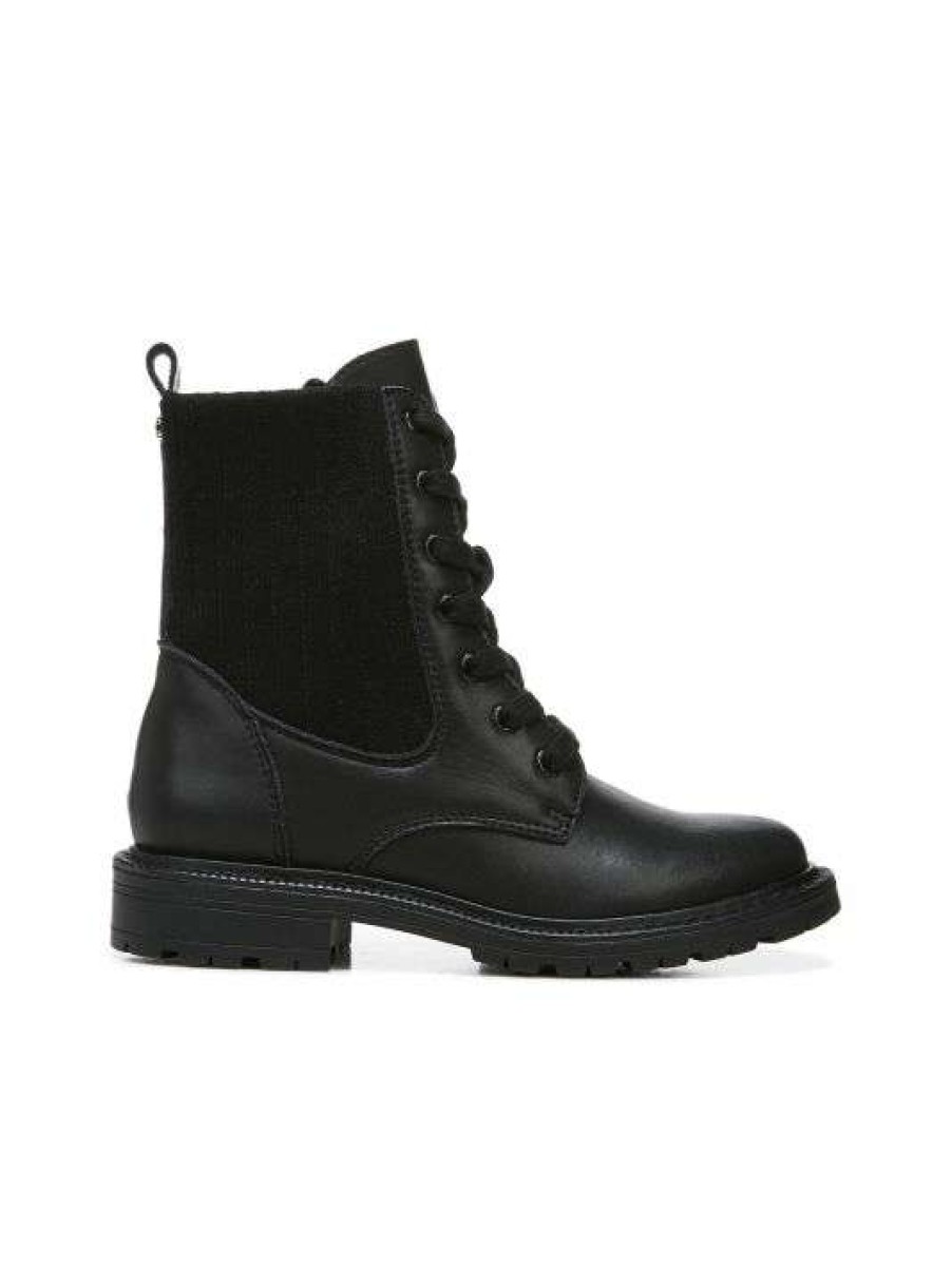 Shoes * | Sam Edelman Little Girl'S & Girl'S Lydell Mini Leather Combat Boots For Kids