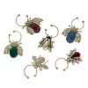 Dining & Entertaining * | Joanna Buchanan Bedazzled Jewel-Tone Bee Wine Charms 6-Piece Set