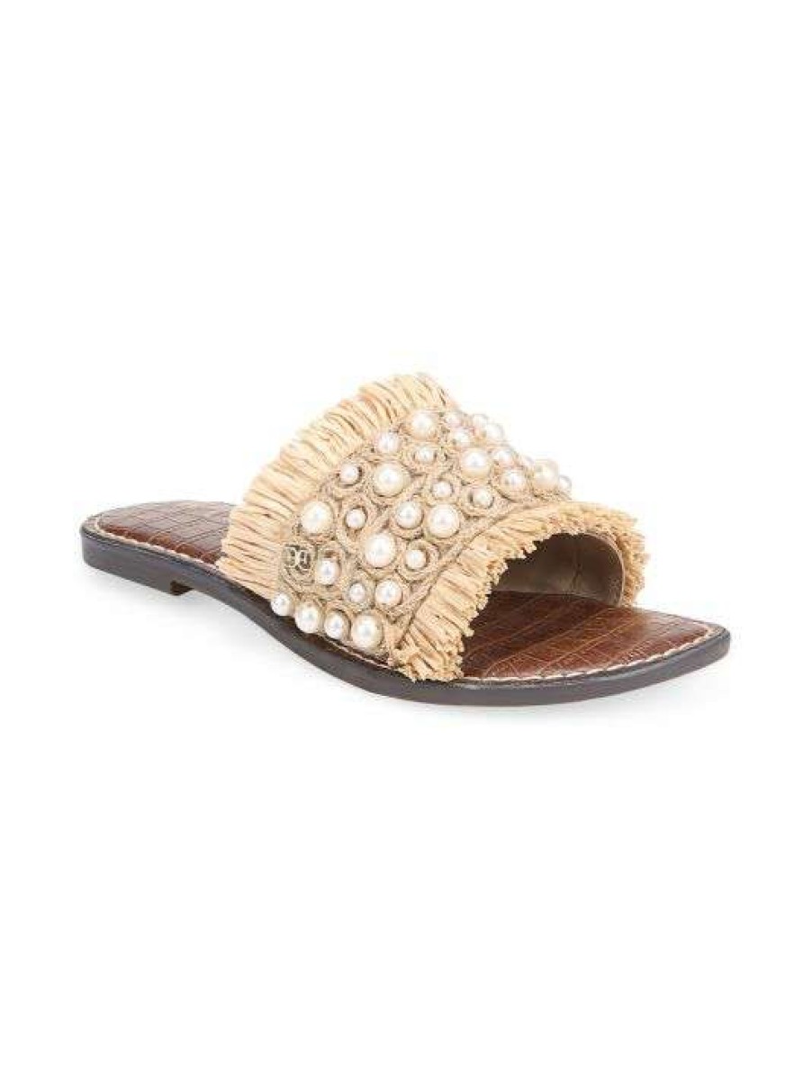 Shoes * | Sam Edelman Guthrie Beaded Flat Sandals