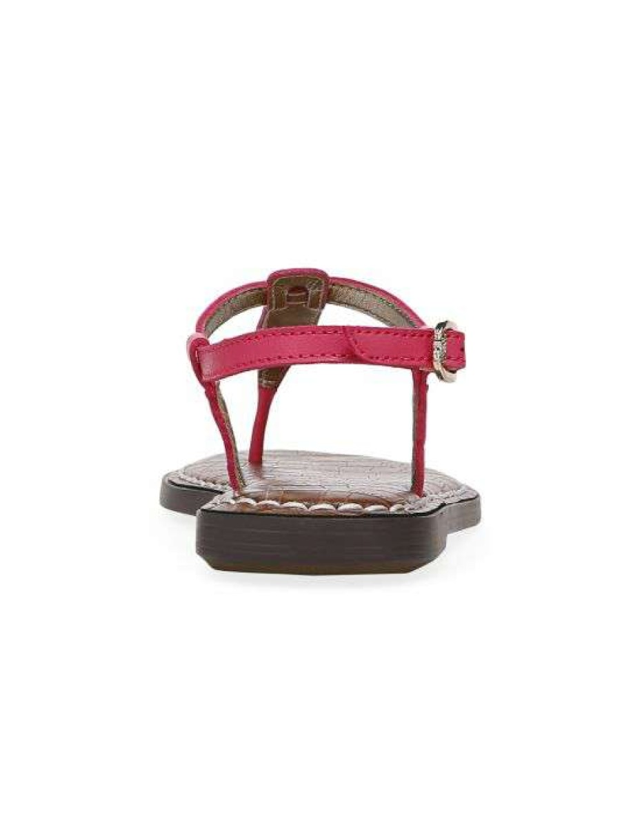 Shoes * | Sam Edelman Little Girl'S & Girl'S Gillie Mini Faux Leather T-Strap Sandals For Kids