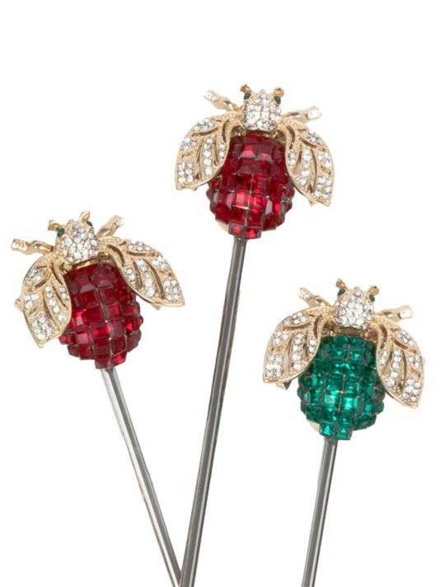 Dining & Entertaining * | Joanna Buchanan Sparkle Bee Swizzle Sticks