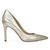 Shoes * | Sam Edelman Hazel Metallic Leather Pumps