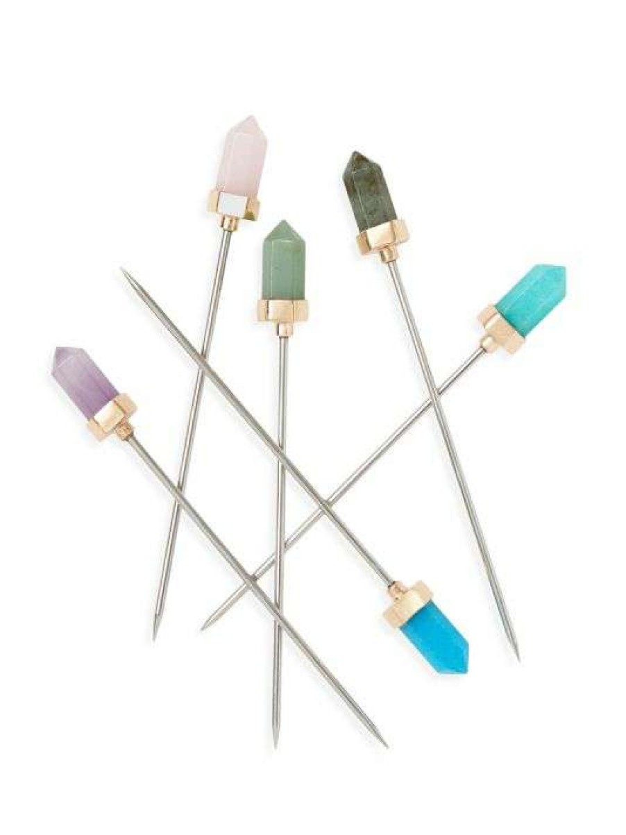 Dining & Entertaining * | Joanna Buchanan Quartz 4-Piece Cocktail Pick Set