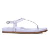 Shoes * | Sam Edelman Naomi Croc-Embossed Leather Thong Sandals