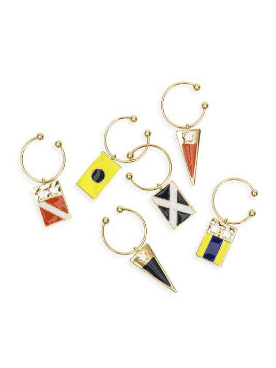 Dining & Entertaining * | Joanna Buchanan Nautical Wine Charms 6-Piece Set