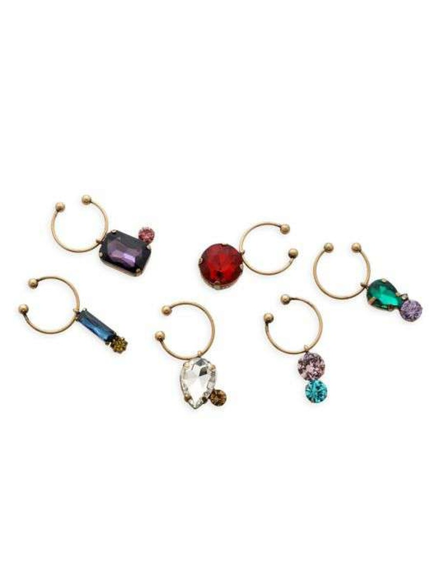 Dining & Entertaining * | Joanna Buchanan Jeweled Wine Charms 6-Piece Set