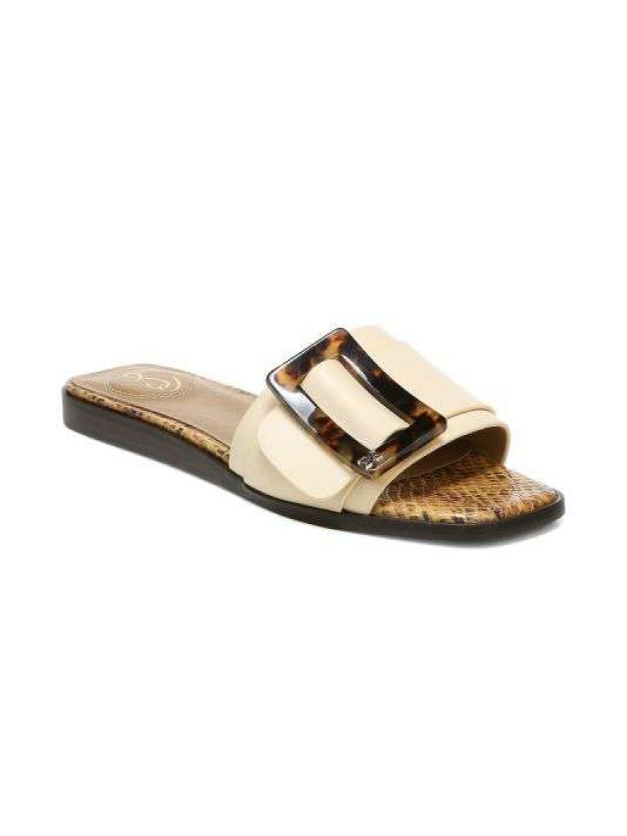 Shoes * | Sam Edelman Inez Leather Slides