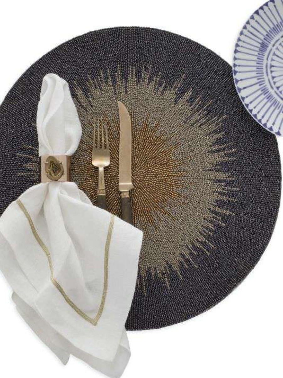 Dining & Entertaining * | Joanna Buchanan Druzy Napkin Rings 2-Piece Set