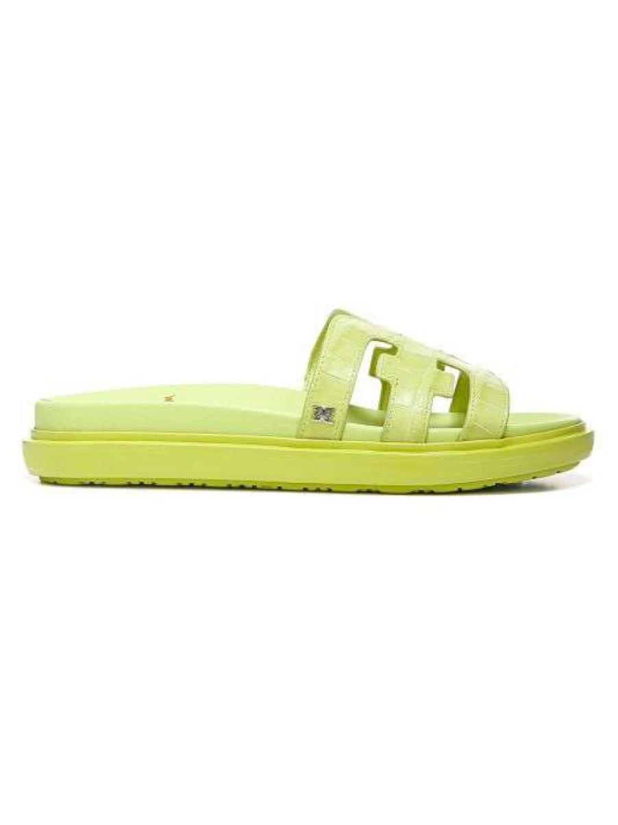 Shoes * | Sam Edelman Valeri Cut-Out Leather Slides