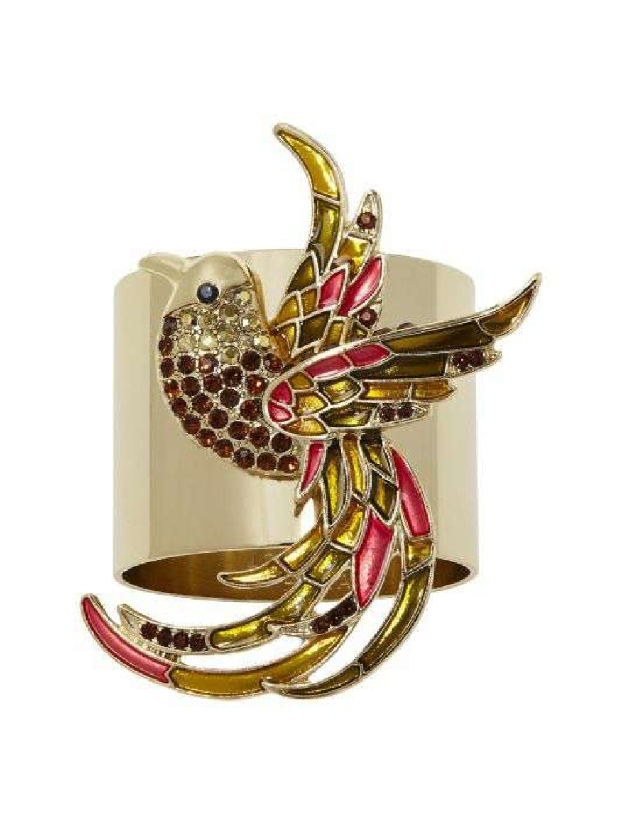 Dining & Entertaining * | Joanna Buchanan Joyful Bird Napkin Rings 2-Piece Set