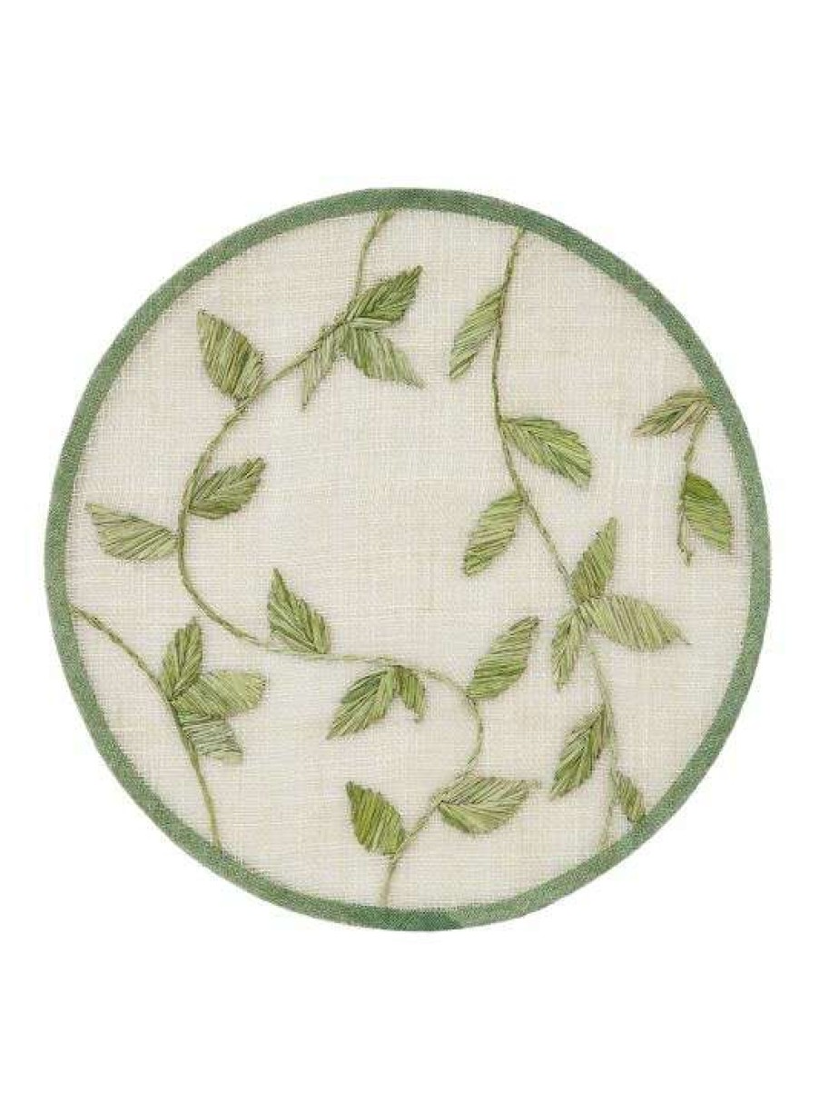 Dining & Entertaining * | Joanna Buchanan Straw Leaf 4-Piece Placemat Set