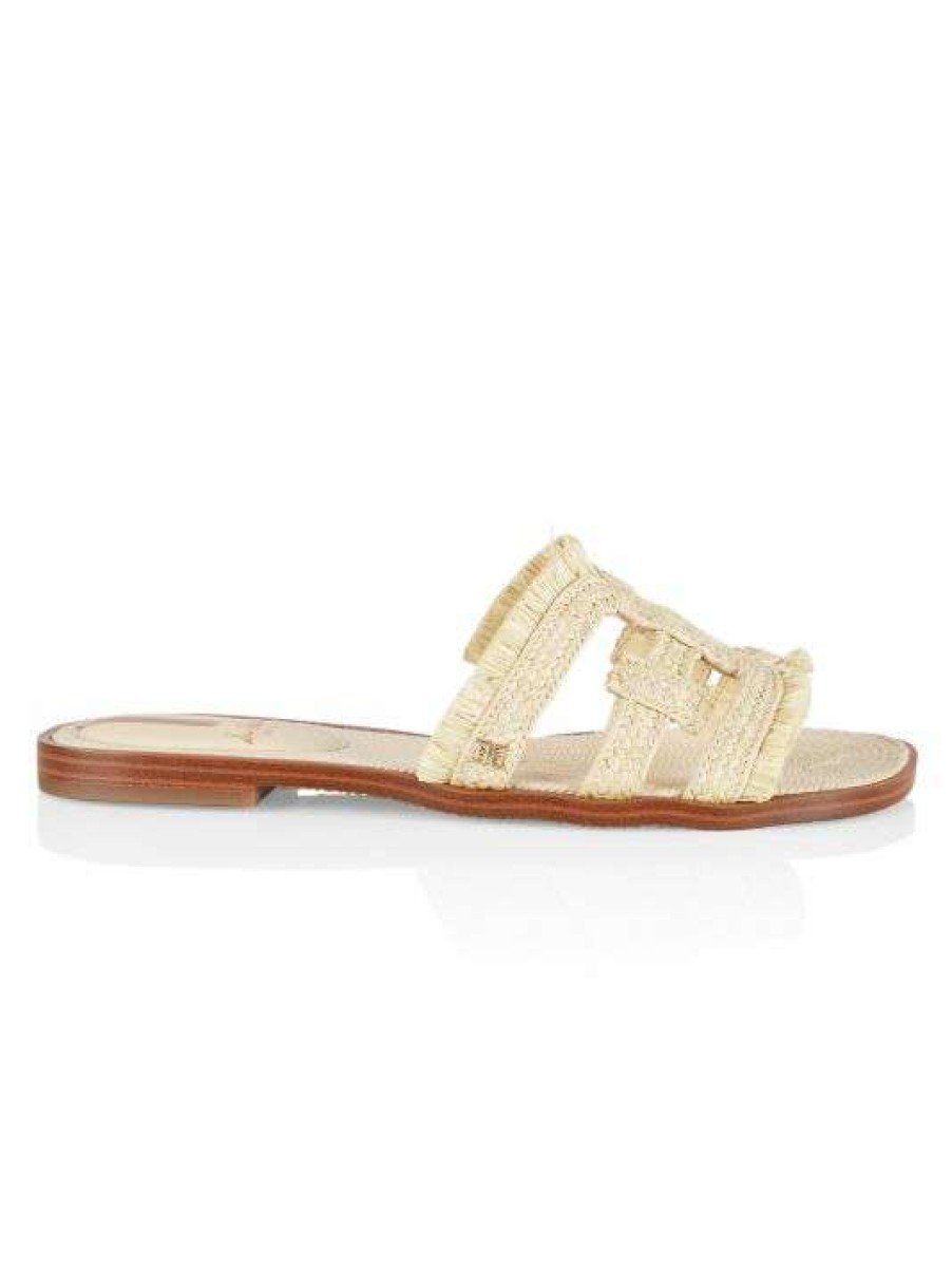 Shoes * | Sam Edelman Bay Raffia Sandals