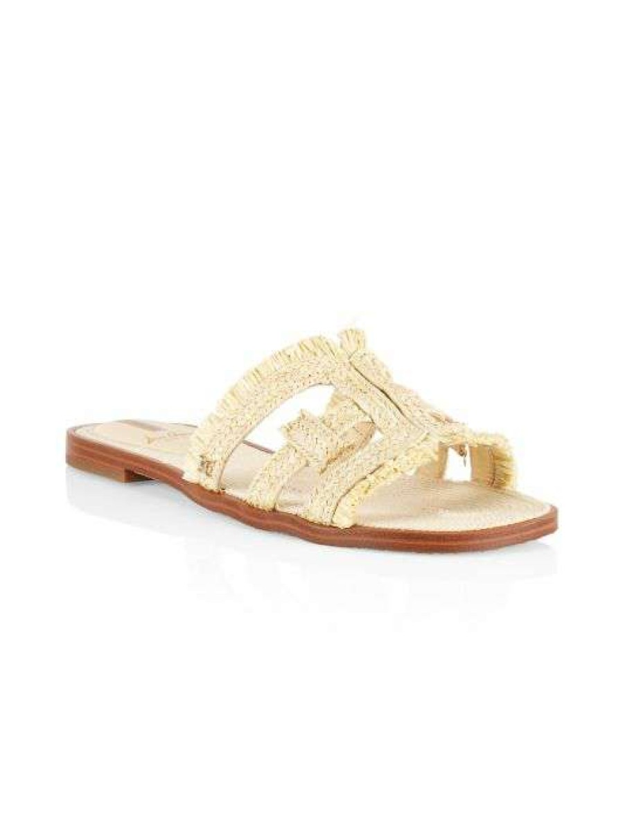 Shoes * | Sam Edelman Bay Raffia Sandals