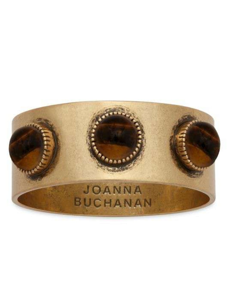 Dining & Entertaining * | Joanna Buchanan Tiger'S Eye Napkin Ring Set