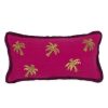 Bedding * | Joanna Buchanan Palm Tree Linen Lumbar Pillow