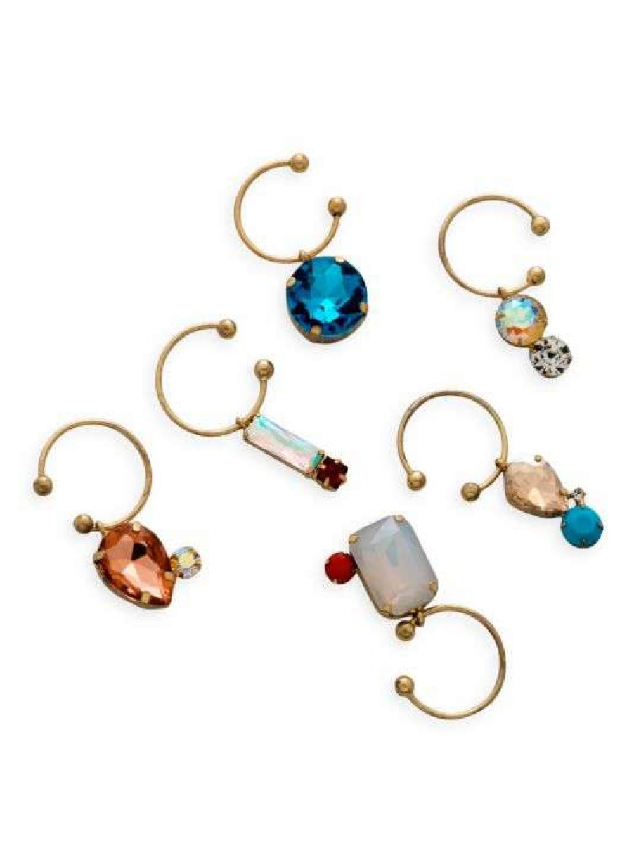 Dining & Entertaining * | Joanna Buchanan Pastel Jeweled Wine Charms 6-Piece Set